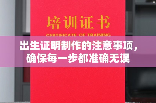 南平出生证明制作的注意事项，确保每一步都准确无误