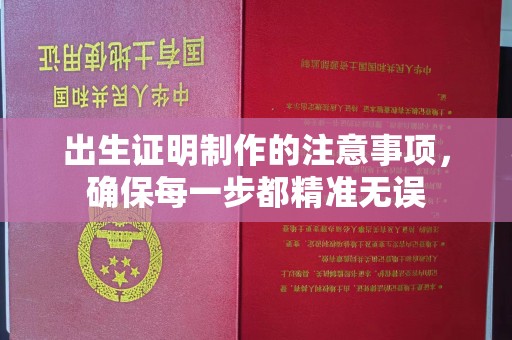 南平出生证明制作的注意事项，确保每一步都精准无误