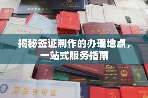 南平揭秘签证制作的办理地点，一站式服务指南