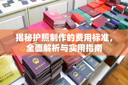 南平揭秘护照制作的费用标准，全面解析与实用指南