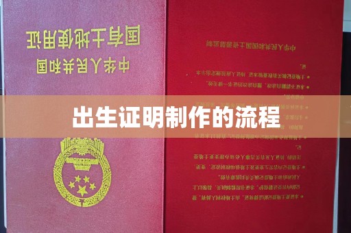 南平出生证明制作的流程